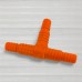 Трійник для з'єднання шлангів, 1/2"-3/4", помаранчевий